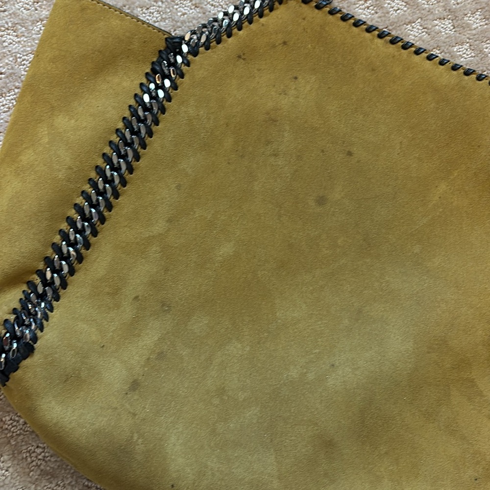 Stella McCartney Falabella Black Suede Shoulder Tote - Picture 11 of 14